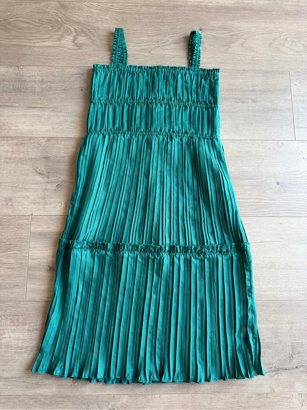 NWT Sea New York - Nomi Solid Sleeveless Dress - Green - size 14Y
